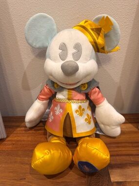 Disney Walt Disney World Mickey Plush with Gold Embroidered 50th